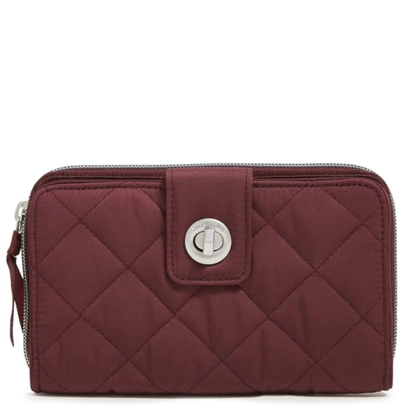 Vera Bradley RFID Turnlock Wallet & Ultimate Card Case in Performance Twill - Picture 2 of 16